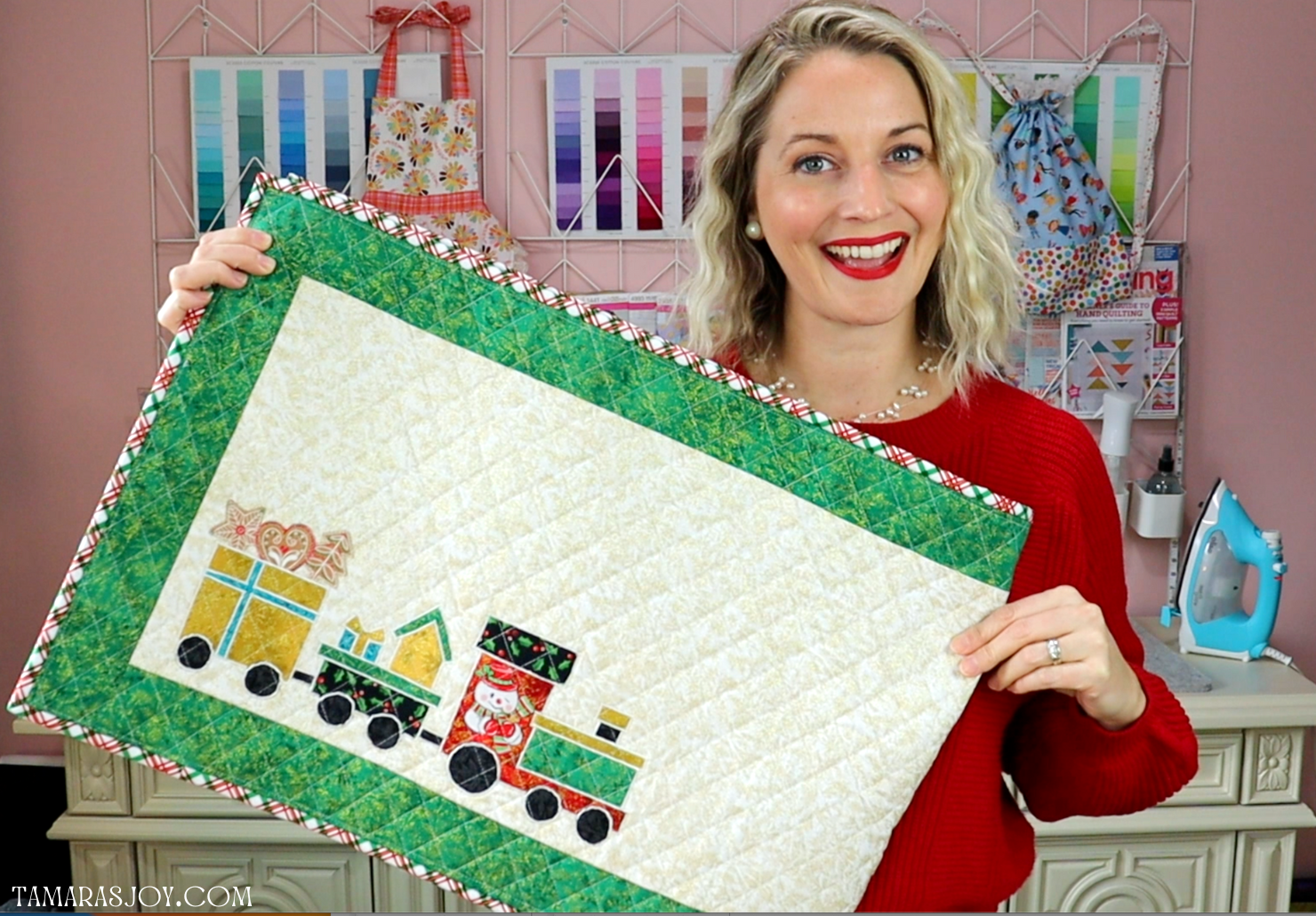 Christmas Train Applique
