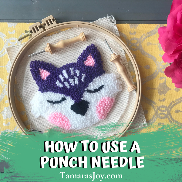 HOW TO USE A PUNCH NEEDLE FOR BEGINNERS