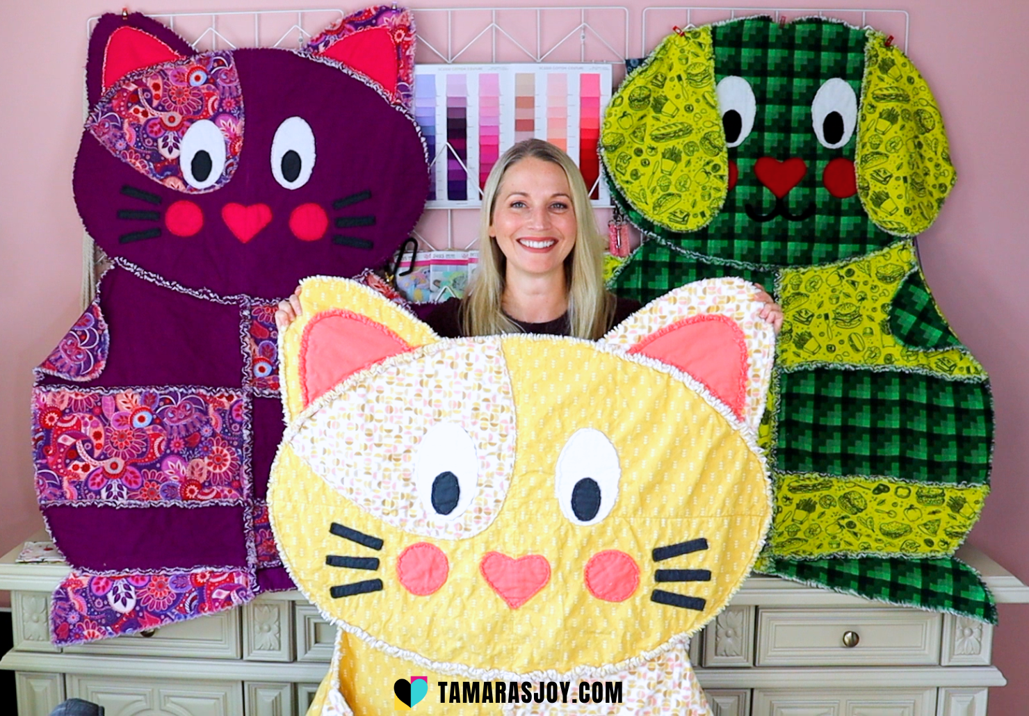 My Animal Rag Quilt Patterns!