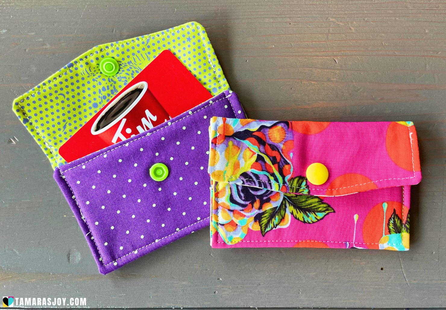 Sew a Gift Card Holder
