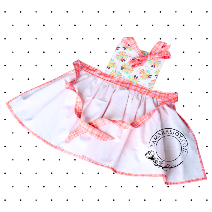 image of the back side of the childs apron